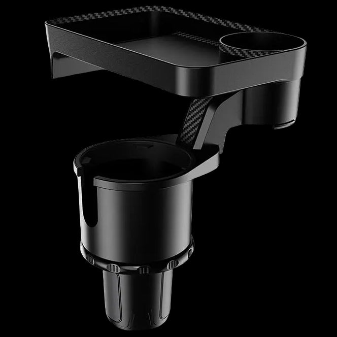 SEAMETAL Premium Car Cup Holder Expander with Food Tray