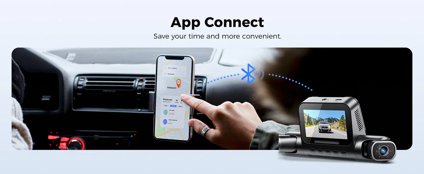 AZDOME M660 4-Channel Dash Cam with 128GB Storage