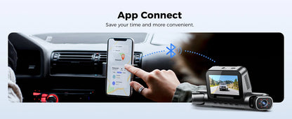 AZDOME M660 4-Channel Dash Cam with 128GB Storage