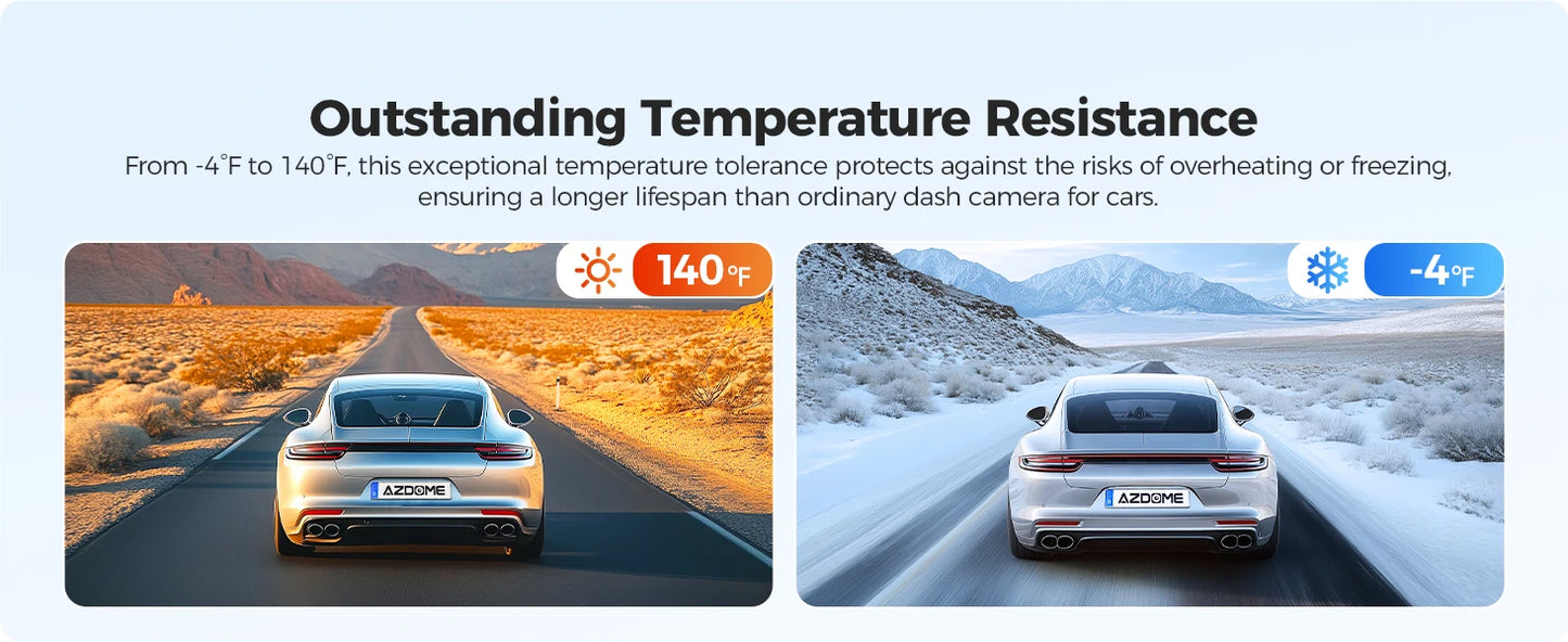 AZDOME GS63H 4K Dash Cam with GPS & WiFi