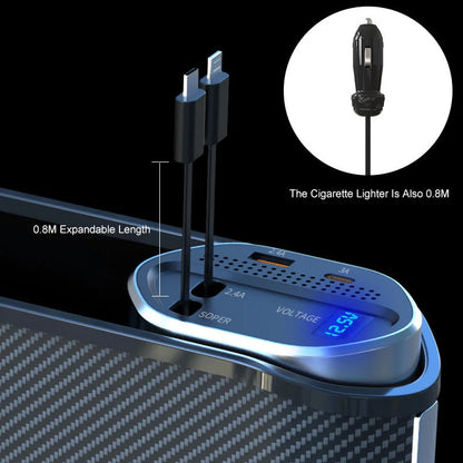 Car Seat Gap Organizer with Wireless Charging