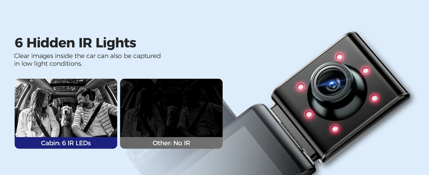 AZDOME M550 Max 4K Triple Camera Dash Cam