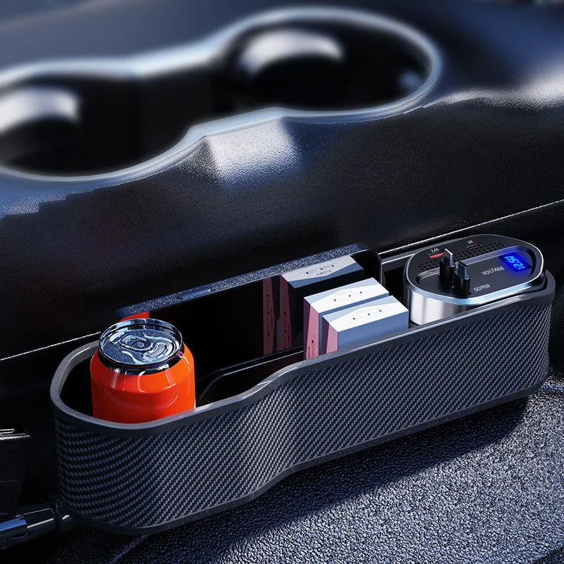 Car Seat Gap Organizer with Wireless Charging