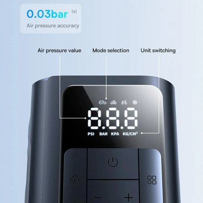 Baseus 2-in-1 Portable Tire Inflator with Flashlight