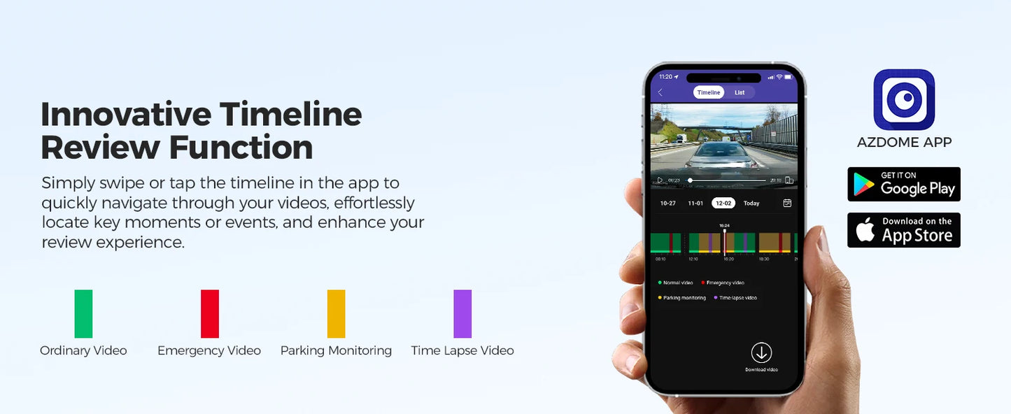 AZDOME GS63H 4K Dash Cam with GPS & WiFi