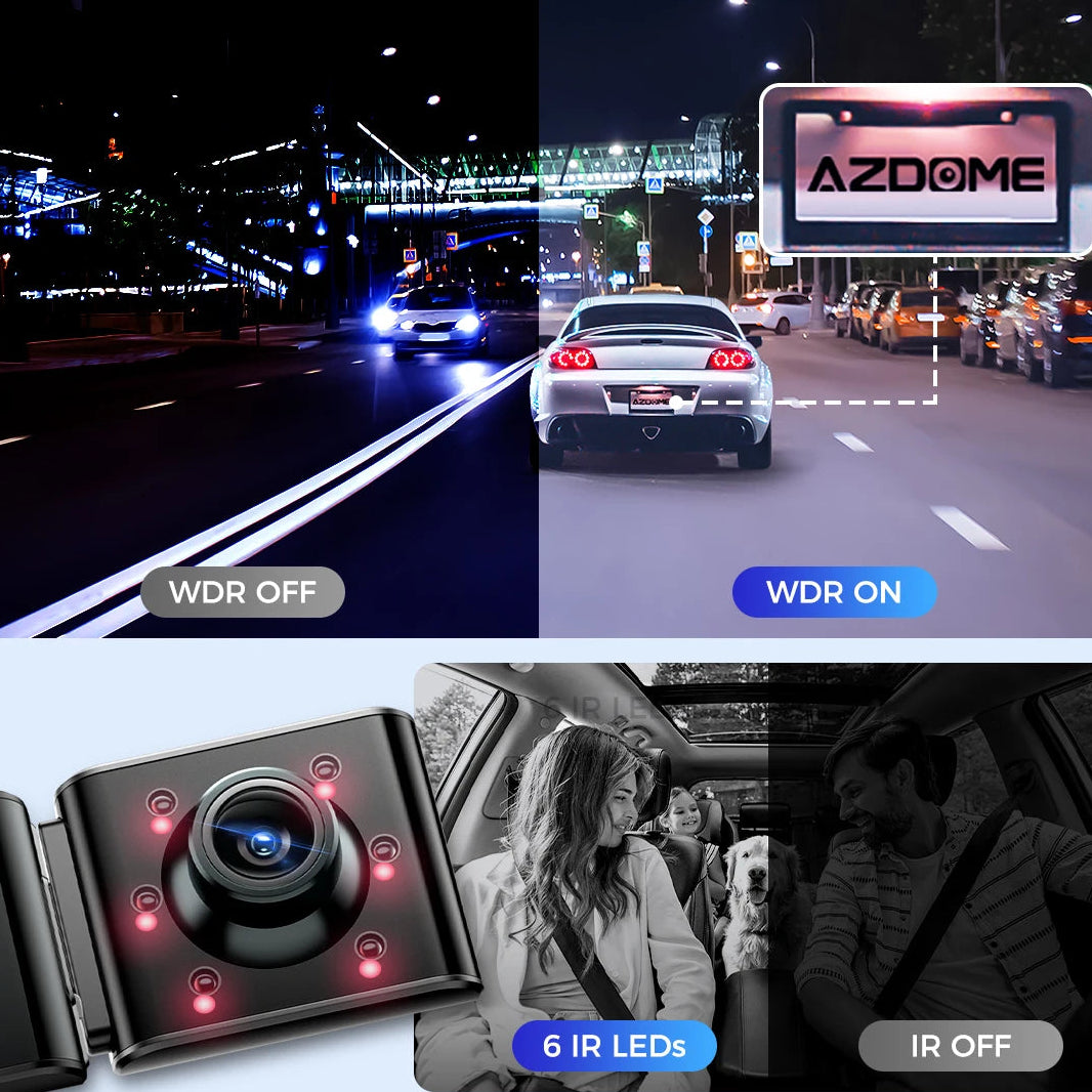 AZDOME M550 Max 4K Triple Camera Dash Cam