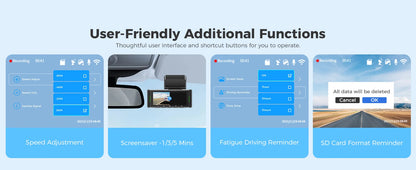 AZDOME M550 Pro 4K Dash Cam with 5.8GHz WiFi