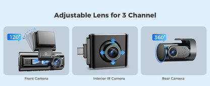 AZDOME M550 Pro 4K Dash Cam with 5.8GHz WiFi