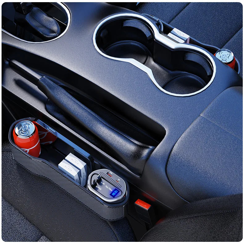 Car Seat Gap Organizer with Wireless Charging