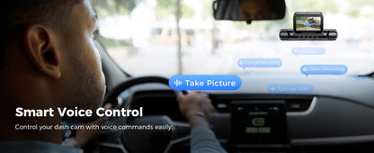 AZDOME M660 4-Channel Dash Cam with 128GB Storage