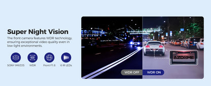 AZDOME M550 Max 4K Triple Camera Dash Cam