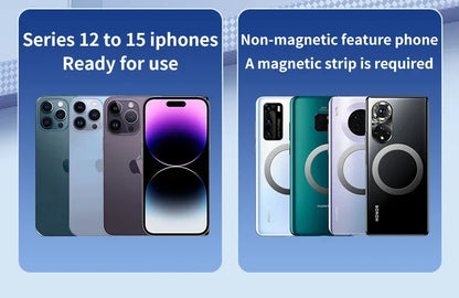 VIKEFON 30W Ice Cooling Magnetic Wireless Charger