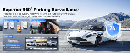 AZDOME M660 4-Channel Dash Cam with 128GB Storage