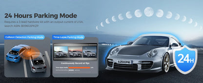 AZDOME M550 Pro 4K Dash Cam with 5.8GHz WiFi