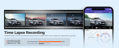 AZDOME M550 Pro 4K Dash Cam with 5.8GHz WiFi