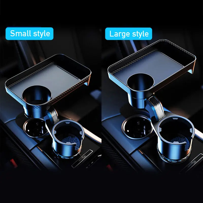 SEAMETAL Premium Car Cup Holder Expander with Food Tray